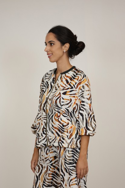 The New| Chaqueta Bomber| Chaqueta Estampada| M47 modas Benidorm