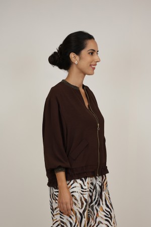 The New| Chaqueta Bomber| Chaqueta Estampada| M47 modas Benidorm