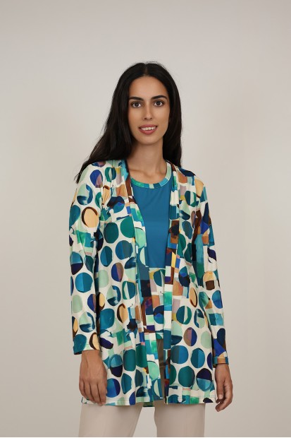 Twinset Jungle Print Knit Fabric| M47 Modas Benidorm