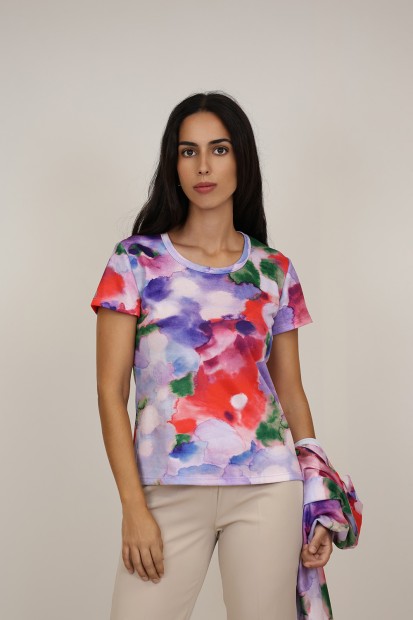 Twinset Jungle Print Knit Fabric| M47 Modas Benidorm