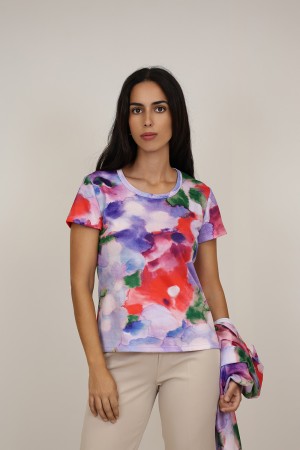 Twinset Jungle Print Knit Fabric| M47 Modas Benidorm