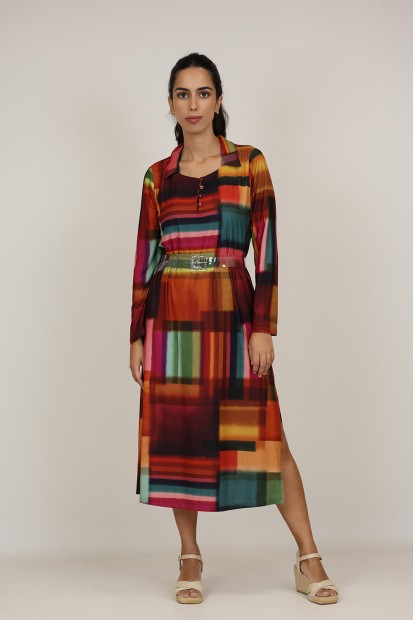 The New| Vestido Maxi| Vestido Estampado| M47 modas Benidorm