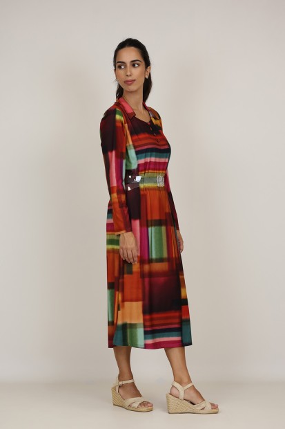 The New| Vestido Maxi| Vestido Estampado| M47 modas Benidorm