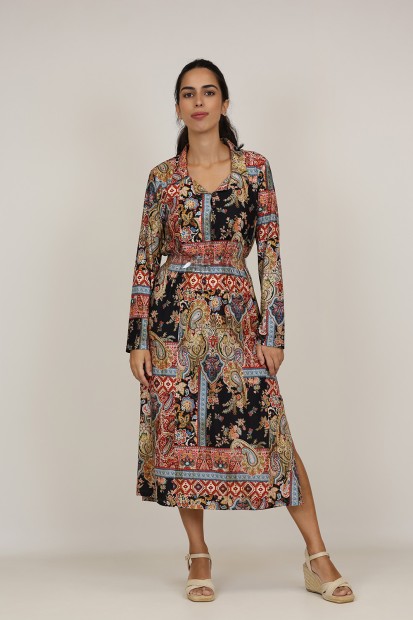 The New| Vestido Maxi| Vestido Estampado| M47 modas Benidorm