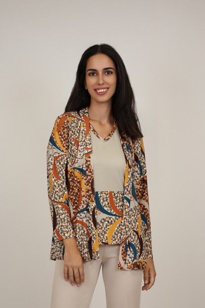 Conjuto de Punto de Mujer|Twinset Estampado| M47 Modas Benidorm