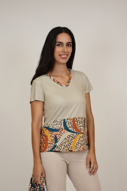Twinset Jungle Print Knit Fabric| M47 Modas Benidorm