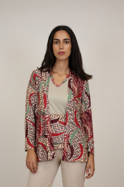 Twinset Jungle Print Knit Fabric| M47 Modas Benidorm