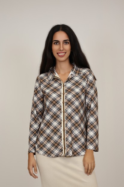 The New| Camisa Estampada de Mujer| M47 Modas Benidorm