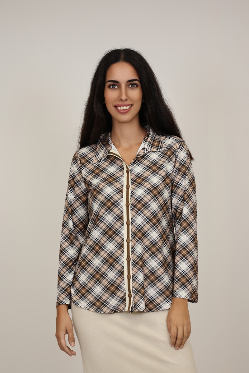 The New| Camisa Estampada de Mujer| M47 Modas Benidorm The New| Camisa Estampada de Mujer| M47 Modas Benidorm