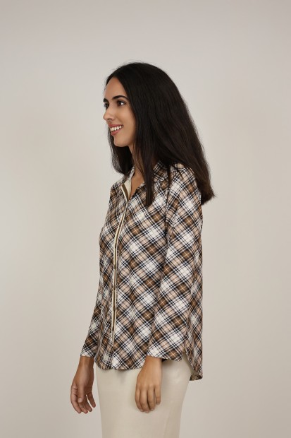The New| Camisa Estampada de Mujer| M47 Modas Benidorm