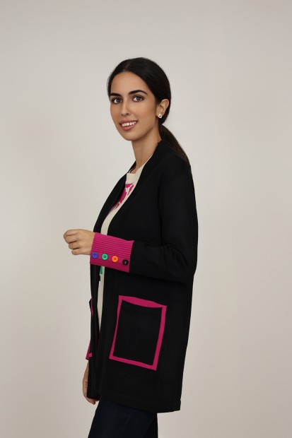 Medium Cardigan Monocolor| M47 Modas Benidorm