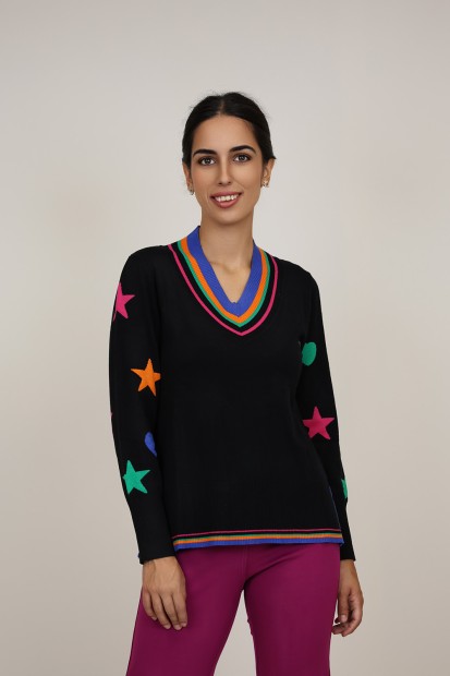 Medium Cardigan Monocolor| M47 Modas Benidorm