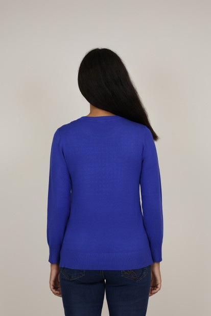 Ribbed sweater with Studs| M47 Modas Benidorm