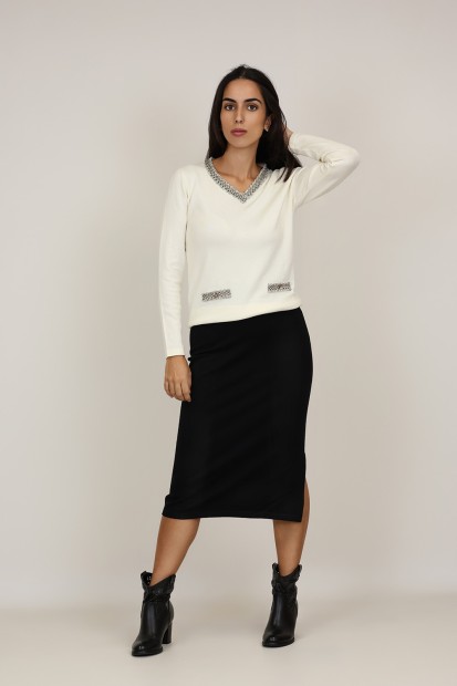 Medium Cardigan Monocolor| M47 Modas Benidorm