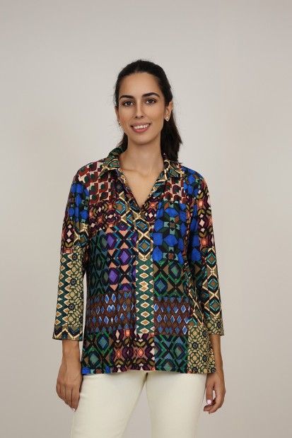 Missoni Printed Knit Shirt| M47 Modas Benidorm