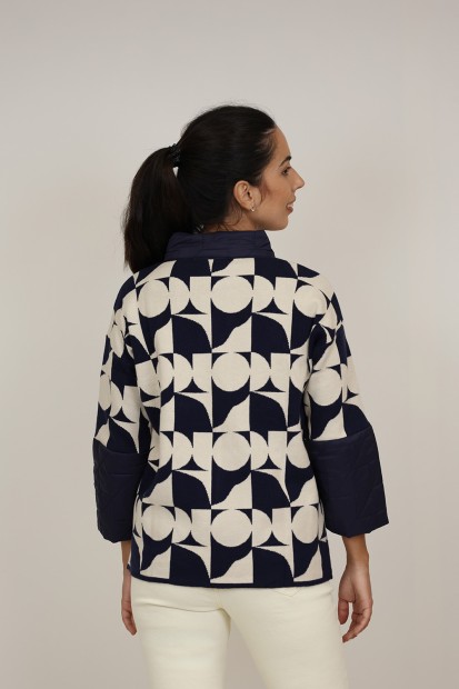 Organic Cotton Padded Zipped Jacket | M47 Modas Benidorm