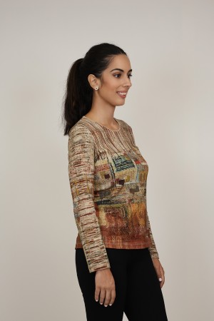 Organic Cotton Printed T-shirt| M47 Modas Benidorm