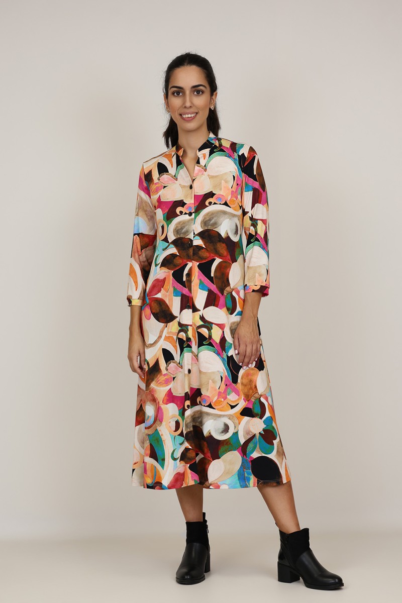 The New| Vestido Maxi| Vestido Estampado| M47 modas Benidorm