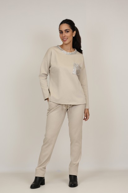 The New | Pantalón Punto Jogger | M47 Modas Benidorm