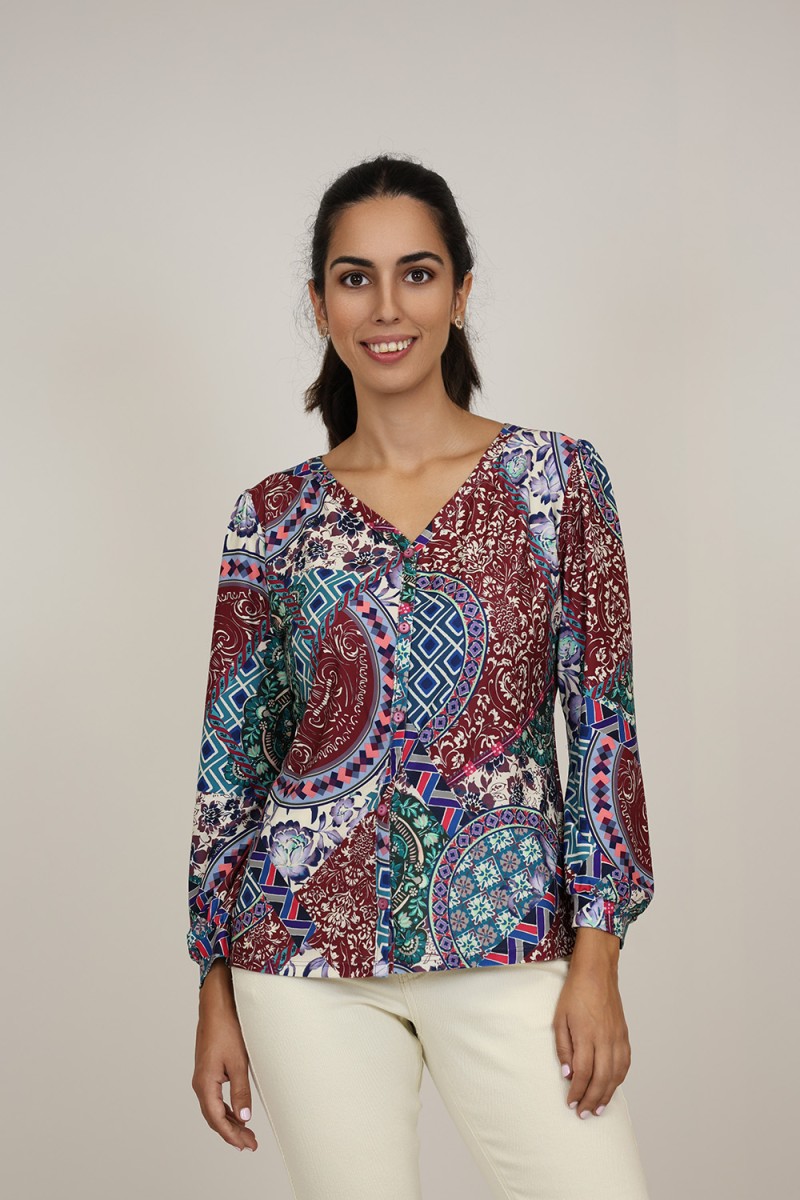 Crochet Top Buttons| M47 Modas Benidorm Crochet Top Buttons| M47 Modas Benidorm