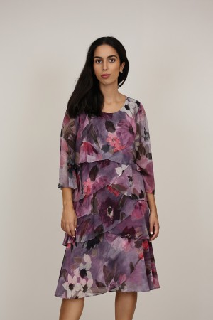 Long Midi Layers Dress | M47 Modas Benidorm