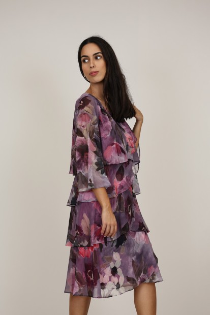 Long Midi Layers Dress | M47 Modas Benidorm