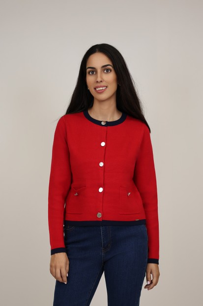 Chanel cut knitted Cardigan| M47 Modas Benidorm