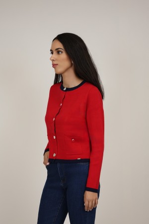 Chanel cut knitted Cardigan| M47 Modas Benidorm