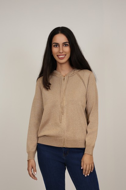 Studs Viscose Knit Jacket| M47 Modas Benidorm