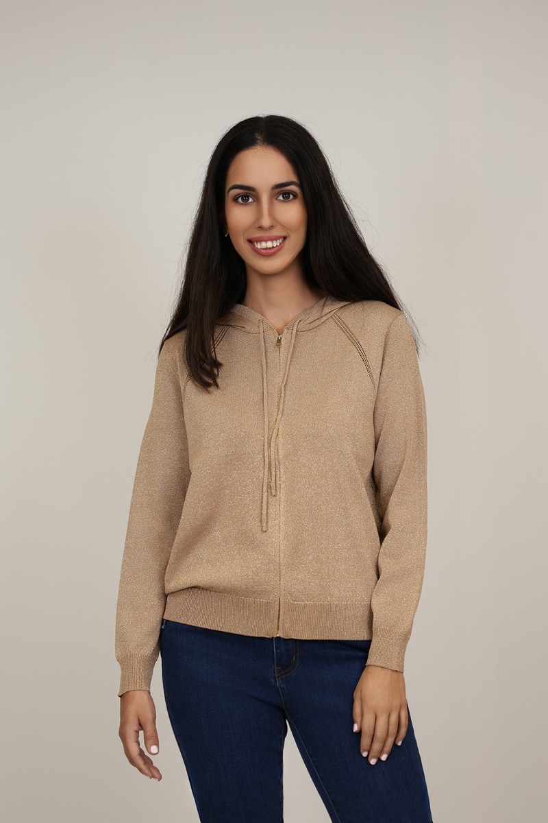Studs Viscose Knit Jacket| M47 Modas Benidorm