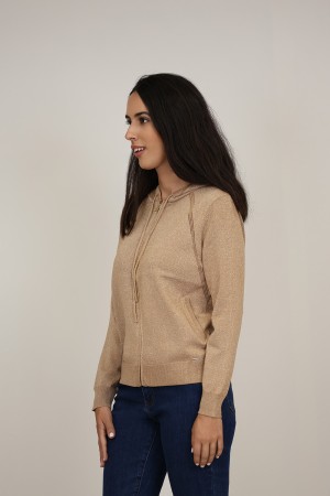 Studs Viscose Knit Jacket| M47 Modas Benidorm