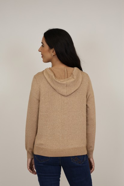 Studs Viscose Knit Jacket| M47 Modas Benidorm