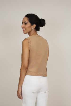 Studs Viscose Knit Jacket| M47 Modas Benidorm