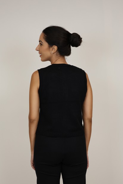 Studs Viscose Knit Jacket| M47 Modas Benidorm