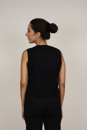 Studs Viscose Knit Jacket| M47 Modas Benidorm