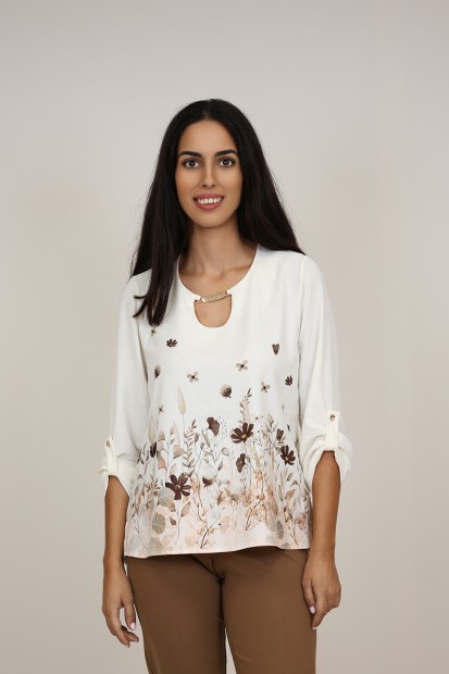 Blouse Paisley Print| M47 Modas Benidorm