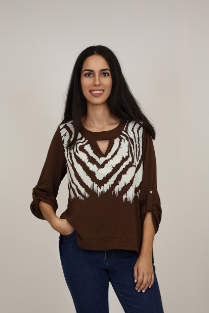 Blouse Paisley Print| M47 Modas Benidorm