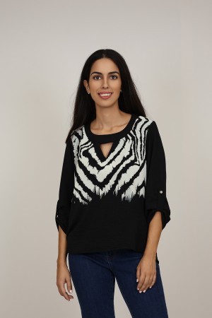 Blouse Paisley Print| M47 Modas Benidorm