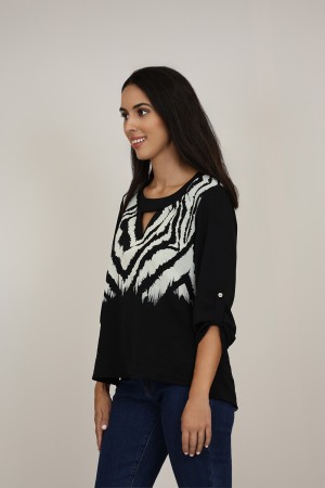 Blouse Paisley Print| M47 Modas Benidorm