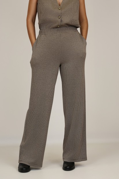 Pantalones de Mujer| Pantalon Palazzo Animal Print | M47 Modas Benidorm