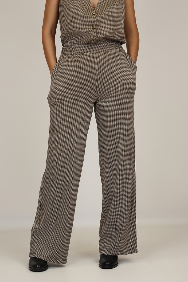 Pantalones de Mujer| Pantalon Palazzo Animal Print | M47 Modas Benidorm