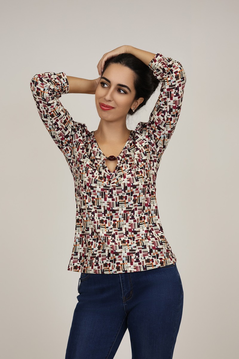 Positional Print Jeans Twinset| M47 Modas Benidorm