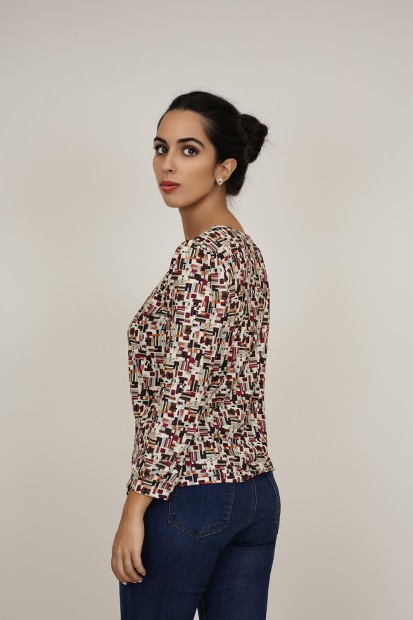 Positional Print Jeans Twinset| M47 Modas Benidorm
