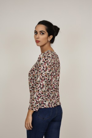Positional Print Jeans Twinset| M47 Modas Benidorm