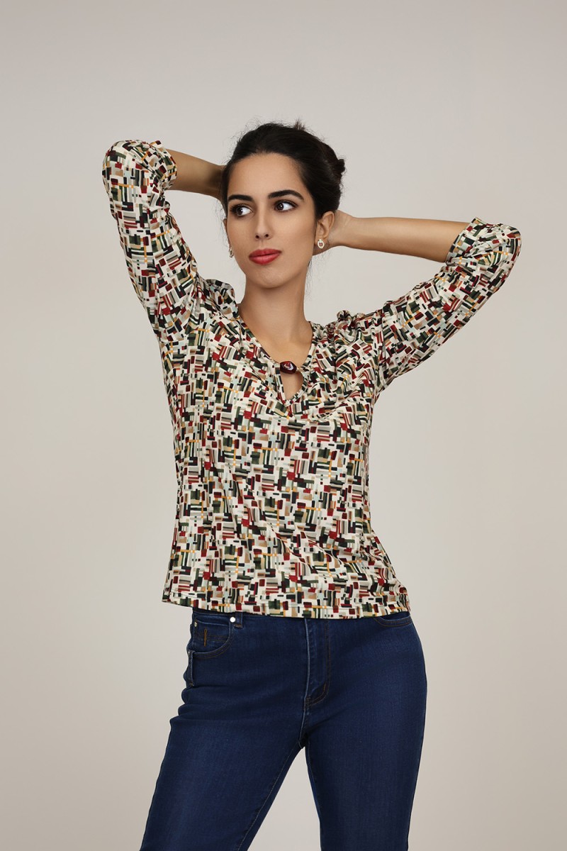 The New| Camiseta de Punto Estampada| M47 Modas Benidorm