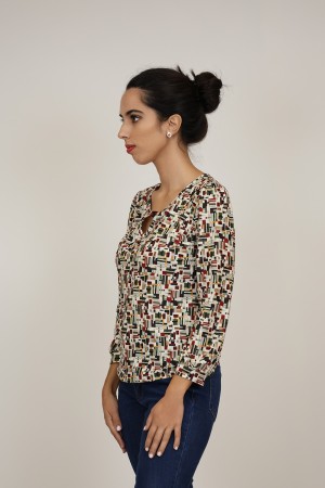 Positional Print Jeans Twinset| M47 Modas Benidorm