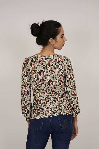 Positional Print Jeans Twinset| M47 Modas Benidorm