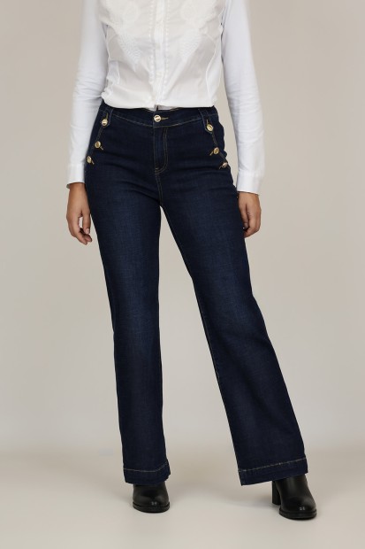 Blue Jeans Leatherette Details| M47 Modas Benidorm