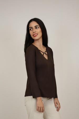 Camisetas de Punto de Mujerr| Camiseta Jacuard|  M47 modas Benidorm