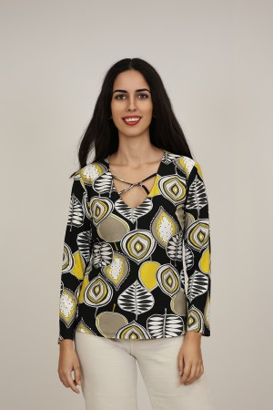 Camisetas de Punto de Mujerr| Camiseta Jacuard|  M47 modas Benidorm